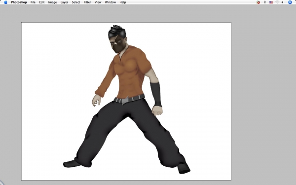 Creation of Narutric (fighter): Step 55